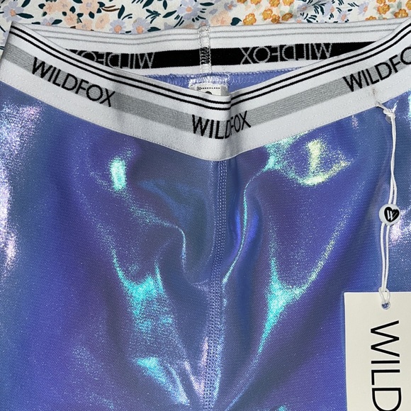 Iridescent Wildfox bike shorts - Picture 2 of 2